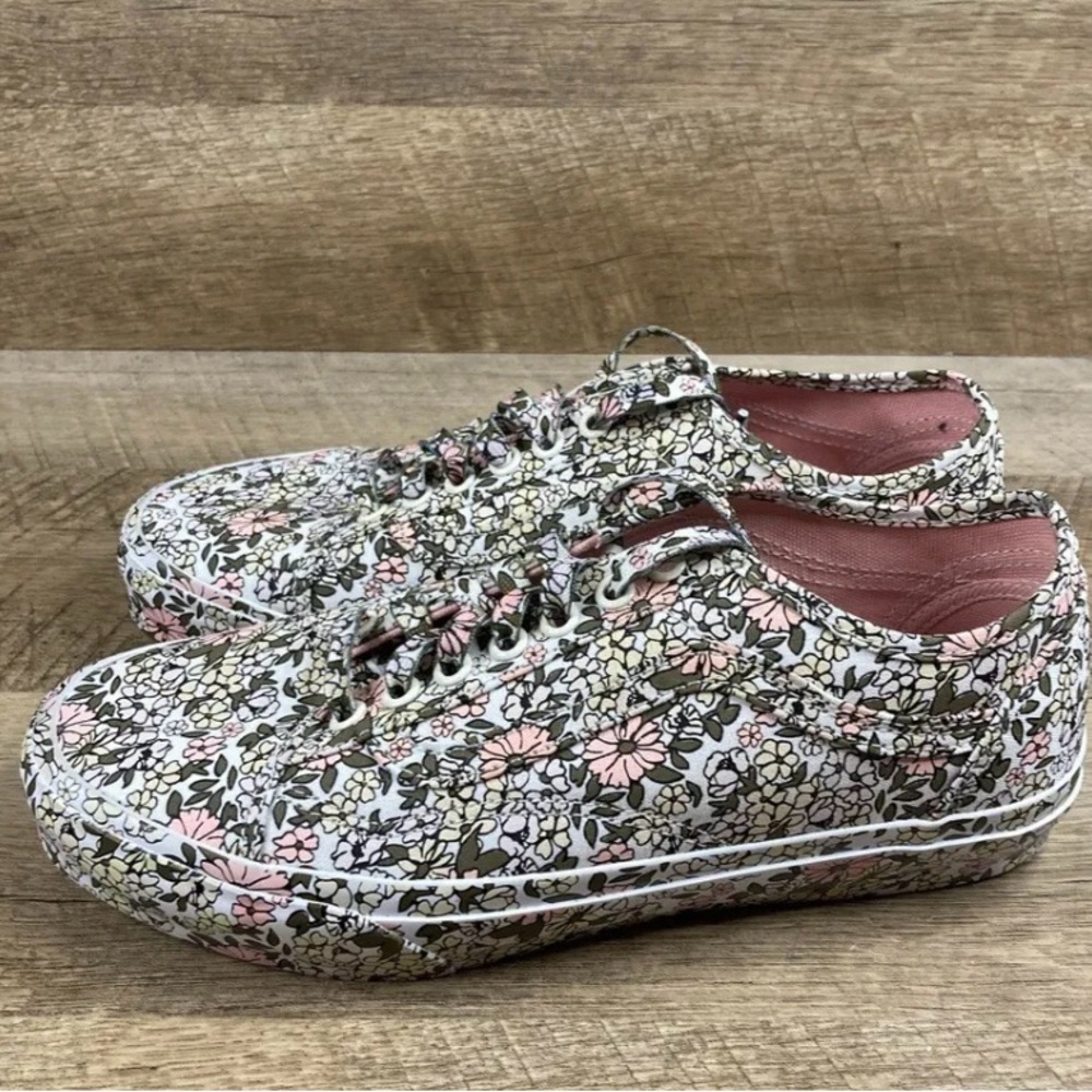 Mono floral vans authentic